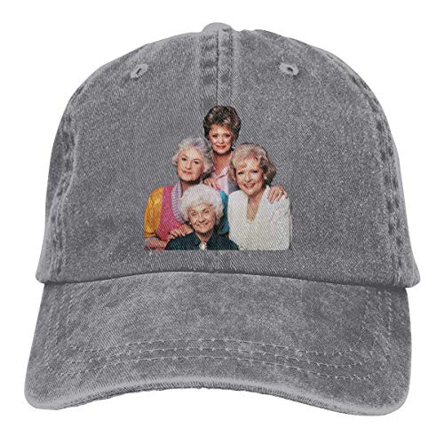 shenguang GOL-den Girls Gorra de béisbol Ajustable Transpirable de algodón Puro unisexSombreros Trucker Gris