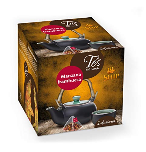 Ship C/15 Pirámides Manzana Frambuesa. Tes del Mundo