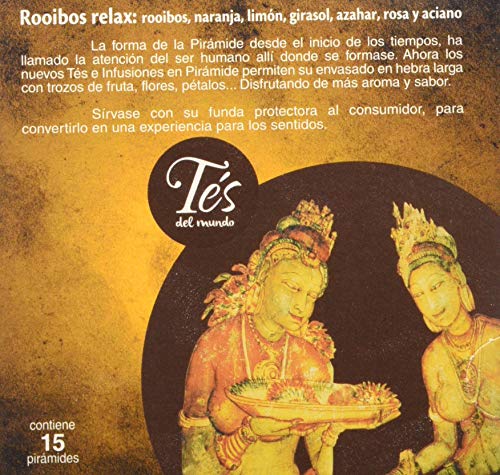 Ship con 15 Pirámides Roibos Relax Tes del Mundo