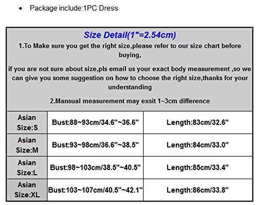 SHOBDW Separación！La Vendimia de Las Mujeres del Hombro Estilo Rock Camiseta Larga Camiseta Mini Vestido (Negro, XL)