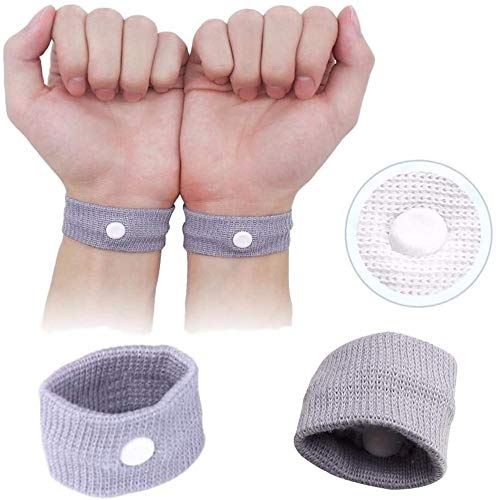 SHOUJIK Pulsera antiMareo Niños de Enfermedad Mareo Mareo Anti Náusea Parche de Alivio de la Enfermedad de Movimiento Anti Enfermedades Viajeras y Anti Náuseas