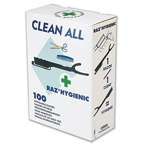 Sibel Raz 'hygienic, maquinillas de afeitar (1 paquete de 100 unidades)