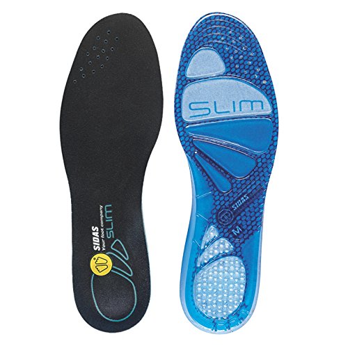 Sidas Cushioning Gel Slim Plantillas/Deportivas, Azul, 44-45 EU