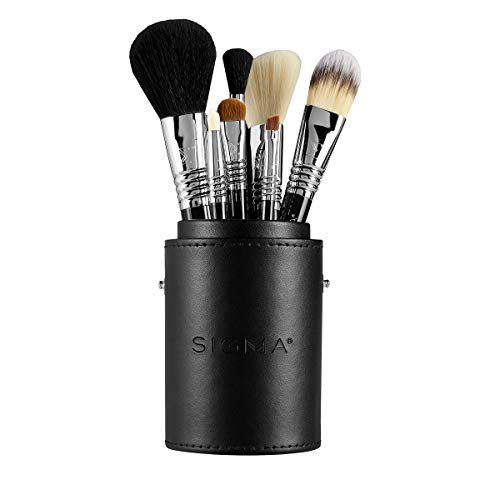 Sigma Beauty Make Me Classy Travel Kit Professional Brush Collection - # Black 7pcs