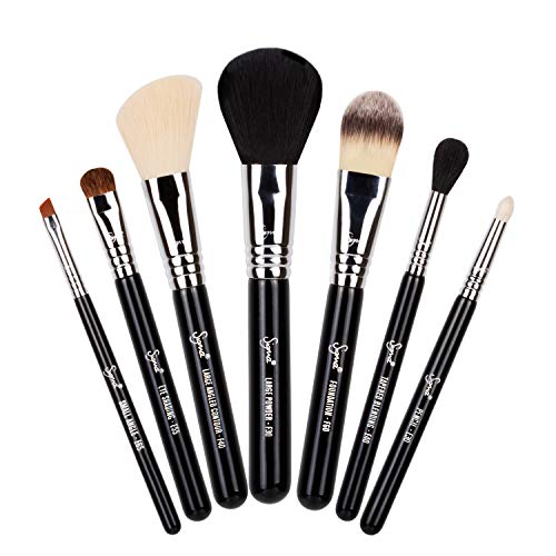 Sigma Beauty Make Me Classy Travel Kit Professional Brush Collection - # Black 7pcs