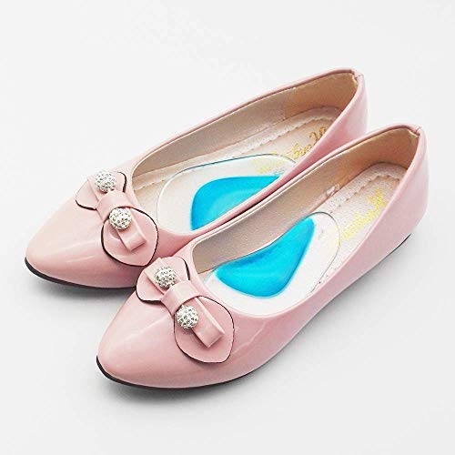 SIISMI - 3 pares de plantillas de gel para el arco del pie. Para los pies planos, la fascitis plantar, almohadillas ortopédicas para aliviar el dolor. Para mujeres y hombres