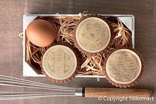 silikomart CKC05 Kit para Hacer Galletas Dolce Vita, Color marrón