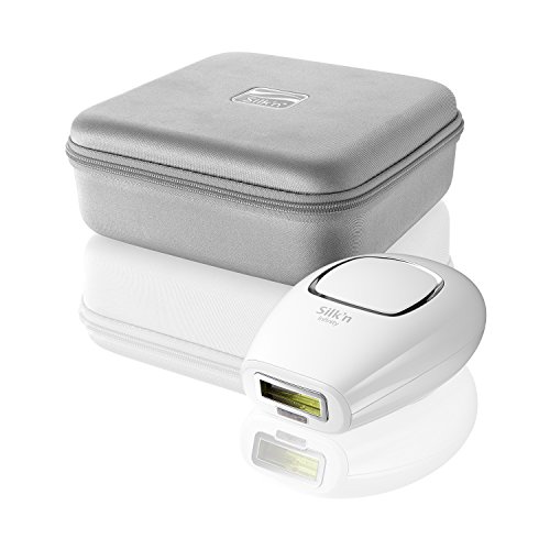 Silk'n Infinity 400 K, Depiladora para pieles claras y oscuras, 400.000 pulsaciones de luz, Función pulsación y deslizamiento, eHPL, Blanco, INF1PE1001