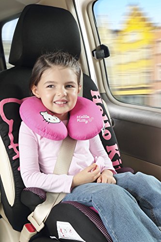 Sillita de auto Hello Kitty para niños, alzador - rosa y negro - 6 años o más