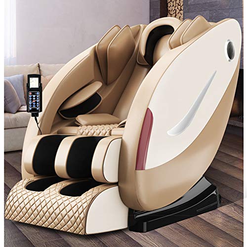 Sillón De Masaje Shiatsu Alta Gama Relax Zero Gravity, Sillón 3D Sin Estrés con Función De Calefacción Sillón De TV con Función De Masaje para La Espalda,Gris