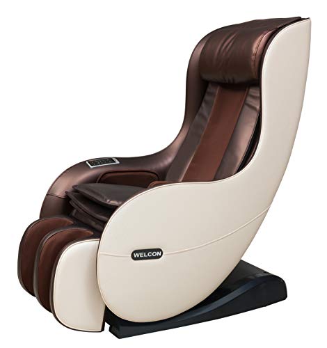 Sillón de masaje WELCON EASYRELAXX en beige marrón con función de calor Programas automáticos Masaje de amasado Masaje de golpeteo Masaje con rodillos Masaje con airbag Sillón de compresión