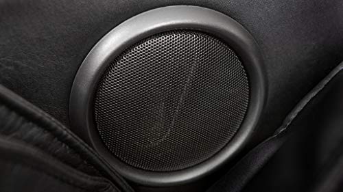 Sillón de masaje WELCON Prestige II y sillón de relax con masaje Shiatsu y 6 programas automáticos en blanco y negro