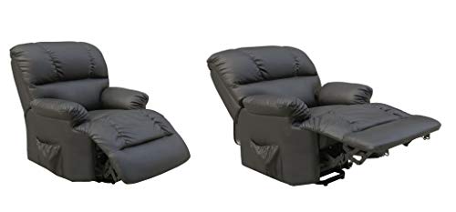 Sillón de masaje y Relax con calor lumbar Irene (Negro)