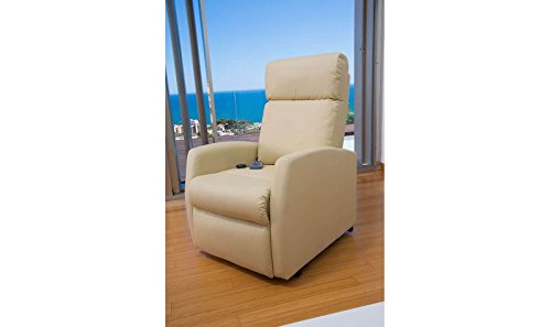 Sillón Masaje y Calor Lumbar Levantapersonas Compact (Beige)