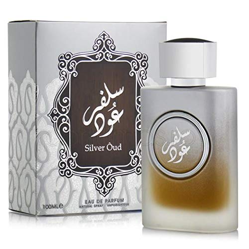 Silver Oud fabricado por Asdaaf - Aerosol de perfume unisex (100 ml), aroma fresco y sutil.