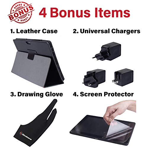 Simbans [4 artículos de bonificación] PicassoTab Tableta de Dibujo de 10 Pulgadas y lápiz óptico, 2GB, 32GB, Android 9 Pie, Principiantes, Artista gráfico, niño, niña - P92