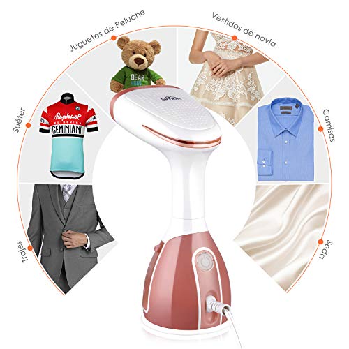 SIMBR Plancha Vertical de Vapor Plancha Portátil 1500W con Depósito de 280mL, Calentamiento en 15 Segundos Plancha para Ropa en Hogar y Viaje