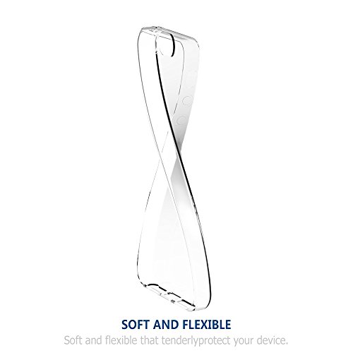 Simpeak [2Pcs] 2 Packs Funda Compatible con iPhone SE(2017) 5s 5, Funda Compatible con iPhone SE 5s 5 Carcasa Compatible con iPhone 5S / 5 / SE Funda Silicona TPU (4,0 Pulgadas), HD Clara