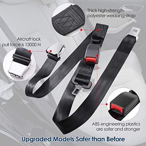 Simpeak Cinturón de Maternidad, Apoyo a Mujeres Embarazadas Durante la conducción, Protege a Su bebé y Usted, Negro