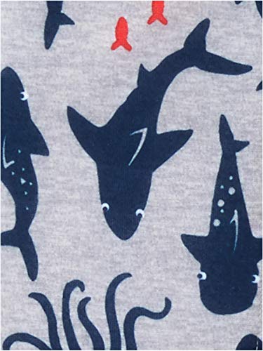 Simple Joys by Carter's pijama de poliéster suelto para bebés y niños pequeños, paquete de 3 ,Iguana/Sea Creatures/Shark ,18 Months