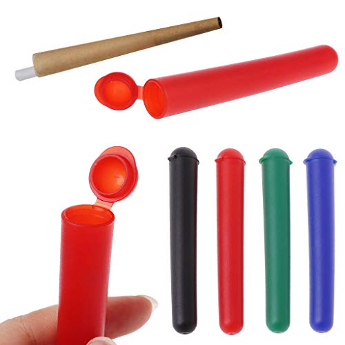 SimpleLife Sujetador de Cigarrillos, 97 mm Cigarrillos Almacenamiento de Aire Tubo Apretado Cig Portaherramientas, Píldora para rulos de Fumar y Caja de píldoras (Color Aleatorio