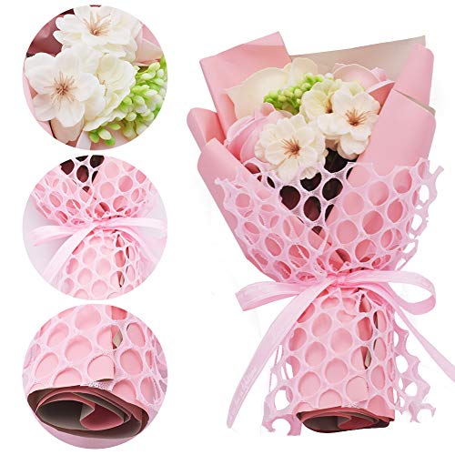 SIMUER Flor de Jabón Caja de Regalo Rose Flores Artificiales Decoración para Bodas Regalos de cumpleaños Regalos de San Valentín