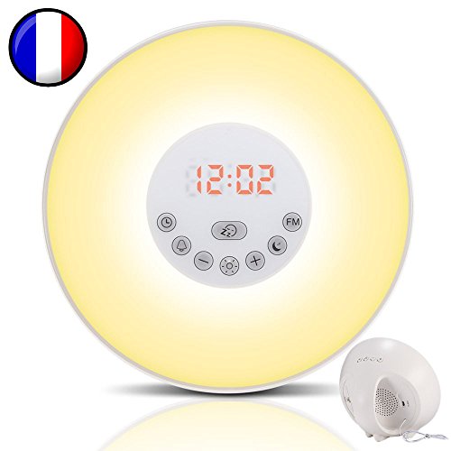 Simulador De Amanecer Para Un Suave Y Luminoso Despertar - Duerme Mejor Con El Modo Noche Oscura - Experimenta Mañanas Más Zen - Luminoterapia Al Despertar