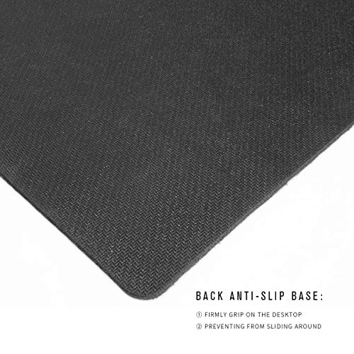 SIONOLY Alfombrilla Raton Moda Mujer Maquillaje Zapatos de tacón Alto con Labios Rojos Alfombrilla Gaming Alfombrilla para computadora con Base de Goma Antideslizante,240×200×3mm