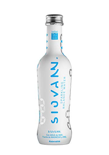 Siovann | Bebida refrescante con gas y con agua de mar | Enriquecida con Zinc y Magnesio | Pack 24 botellas x 275 ml. Vidrio