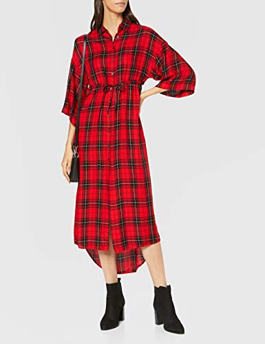 Sisley Dress Vestido, Rojo (Rossol 911), 42 (Talla del Fabricante: 40) para Mujer