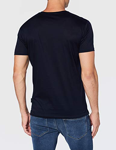 Sisley T-Shirt Camiseta, BLU 016, XXL para Hombre