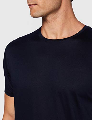 Sisley T-Shirt Camiseta, BLU 016, XXL para Hombre