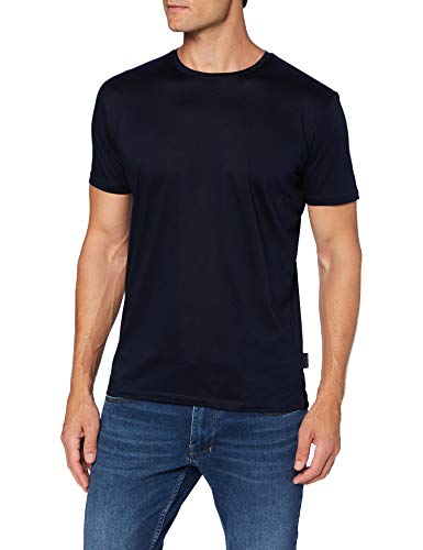 Sisley T-Shirt Camiseta, BLU 016, XXL para Hombre