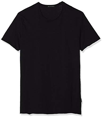 Sisley T-Shirt Camiseta, Negro (Negro 100), Small para Hombre