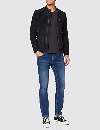 Sisley T-Shirt Camiseta, Phantom 19e, S para Hombre