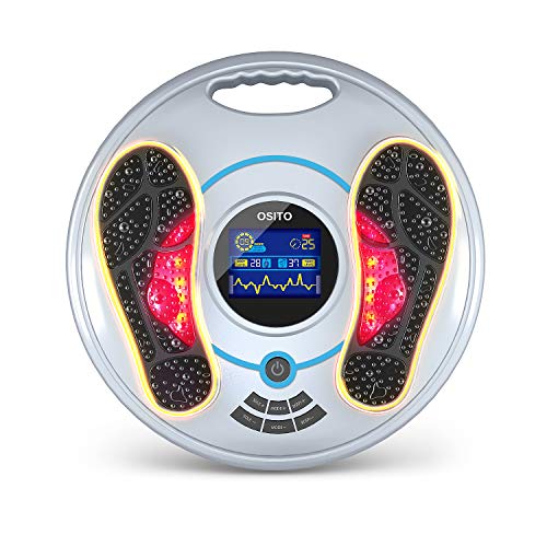 Sistema de circulación & Estimulador muscular nervioso - Mejora la circulación de los pies y la neuropatía, alivia los dolores de las piernas, los masajes y el cuerpo de Relaxes.