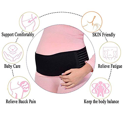 SIYWINA Cinturón de Maternidad Apoyo Durante el Embarazo Banda para Abdomen Faja de premamá