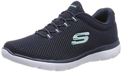 Skechers Women's Summits Trainers, Blue (Navy/Light Blue Nvlb), 6 UK