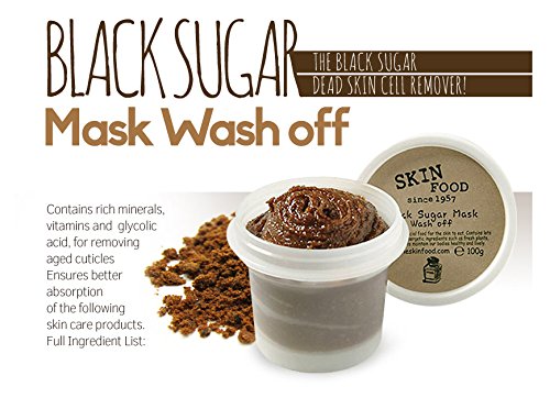 [Skin Food] Black Sugar Mask Wash Off 3.53Oz/100g by Skin Food