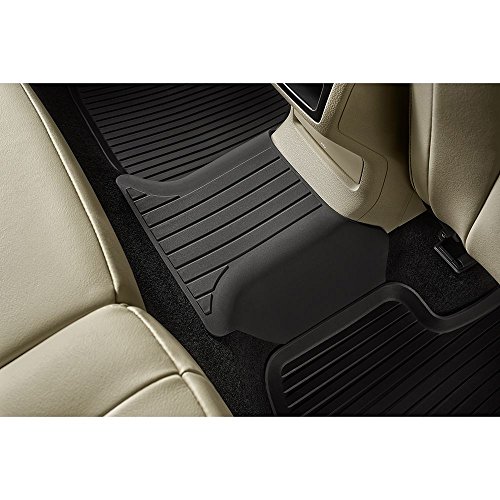 Skoda Original Karoq Alfombrilla de Goma túnel Trasero Central Cubierta 57A061580, Negro