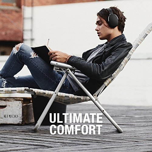 Skullcandy Hesh 3 Over-Ear Bluetooth, Auriculares Inalámbricos, con Micrófono y Batería de Carga Rápida con 22h de Duración, Almohadillas de Espuma Viscoelástica para Más Confort, Negro