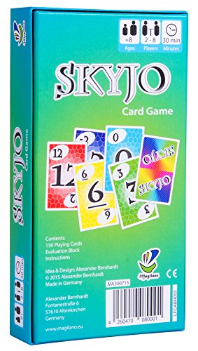 SKYJO de Magilano- El juego de cartas definitivo para niños y adultos.