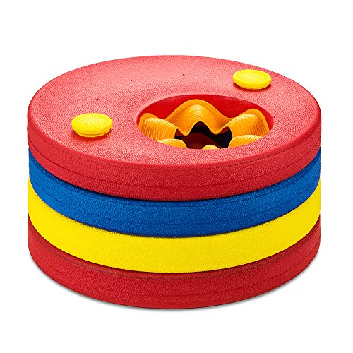 SKYSPER 8 Piezas Manguitos de Natación para Niños Flotador Bebe Piscina Discos Flotantes Hechos de Espuma con Certificación Seguridad Aprender a Nadar