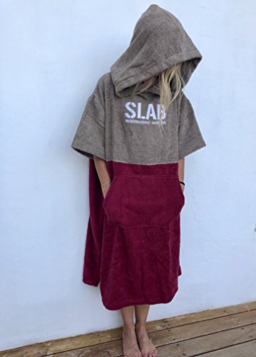 Slab-Poncho Toalla Garnet Talla M/L