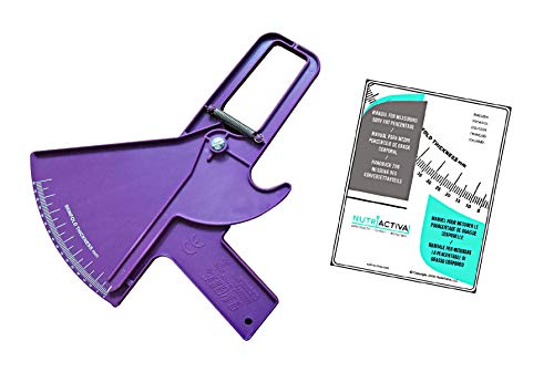Slim Guide - Plicometro Para Medir Grasa Corporal con Manual en Español (Morado)