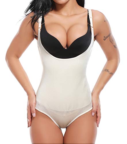 SLIMBELLE Body Reductor Sin Costuras Latex Fajas Reductoras Adelgazantes Mujer Corsé Modeladora Postparto Colombiana Body Shaper Nergo Beige