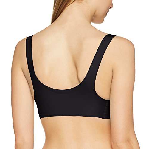 Sloggi Zero Feel Bralette Corsé para Mujer, Negro (Black 04), XS
