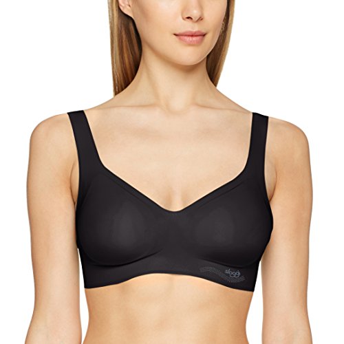 Sloggi Zero Feel Bralette Corsé para Mujer, Negro (Black 04), XS