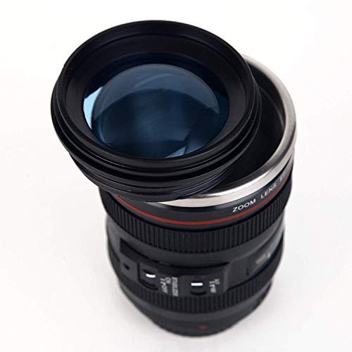 SLOSH Taza Cafe para Llevar Taza Camara Objetivo Lente Acero Inoxidable