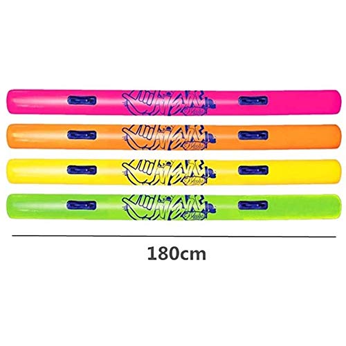 SLS Boya Inflable para Piscina de Fideos, Anillo de natación cilíndrico, Juguetes de Playa de Fila Flotante Auxiliar para niños, Juguetes inflables interesantes para Piscina (180 Cm)